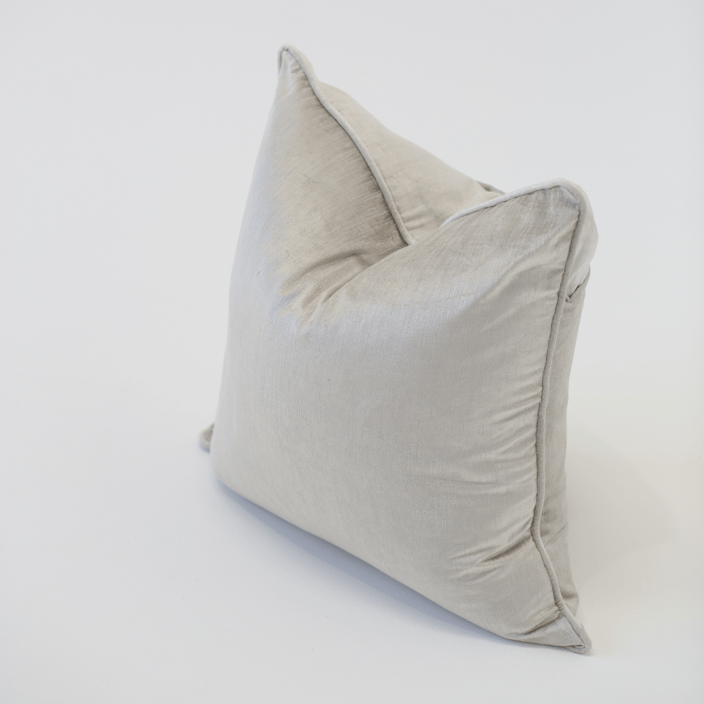 Bandhini - Design House Lounge Cushion Velvet Piped Frost Lounge Cushion 55 x 55cm