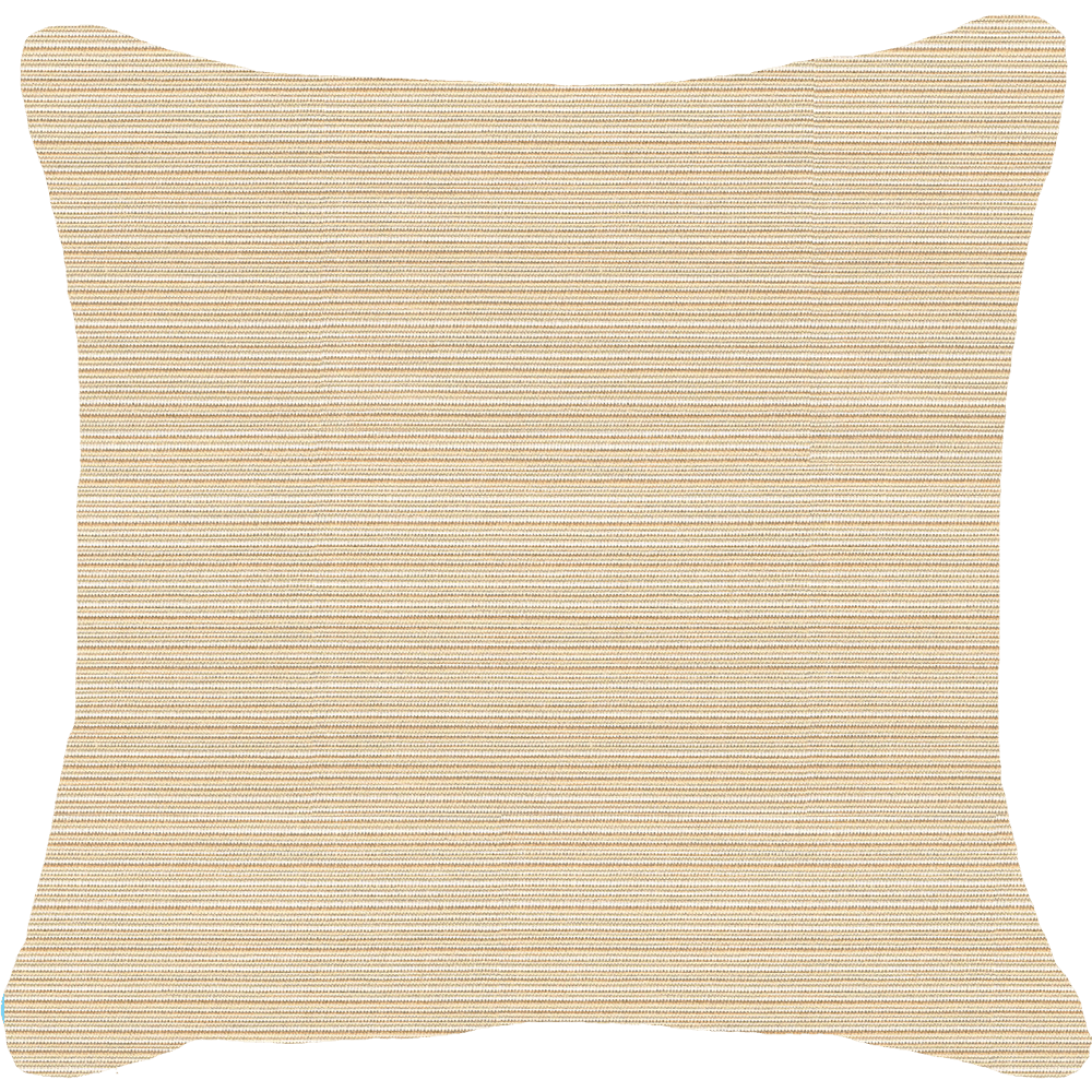 Bandhini Design House Outdoor Cushion 22 x 22 Inches / Beige Outdoor Nautical Stripe Lounge Cushion 55 x 55 cm