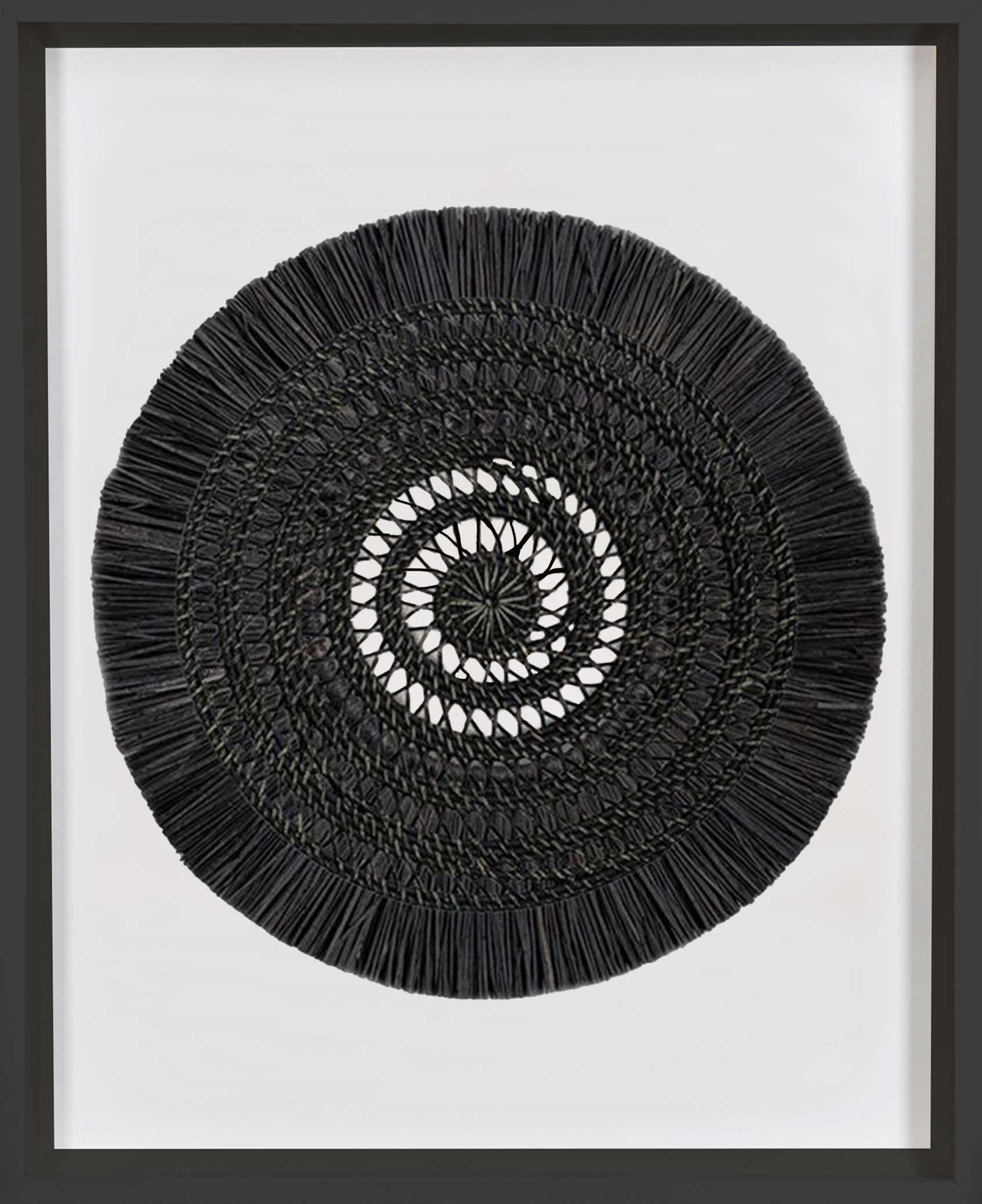 Bandhini Homewear Design Artwork Black Frame / 67 x 85 cm African Grass Mat Artwork 67 x 85 cm