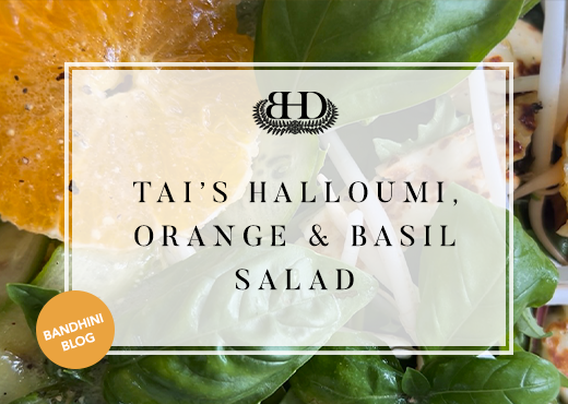 Tai's Halloumi, Orange and Basil Salad Recipe