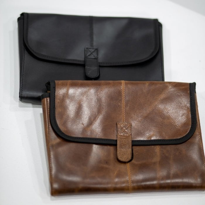 Aurelius Leather Leather Bag Baby Mat Tan