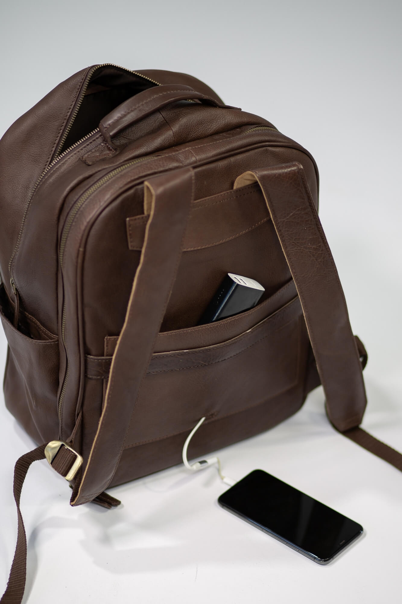 Aurelius Leather Leather Bag Leather Backpack Edmond Leather Backpack
