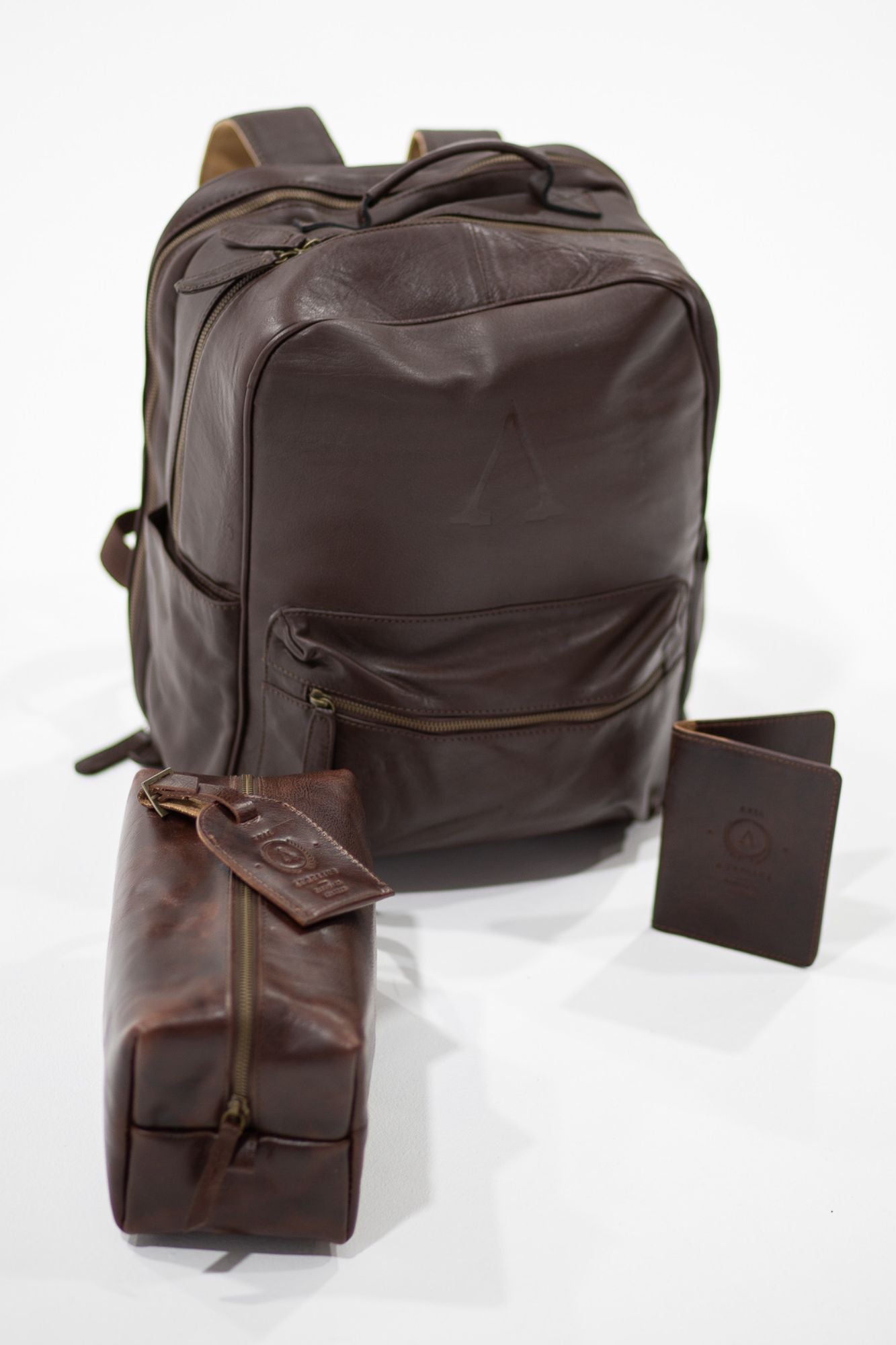 Aurelius Leather Leather Bag Leather Bag Package Edmond Backpack Bundle Package