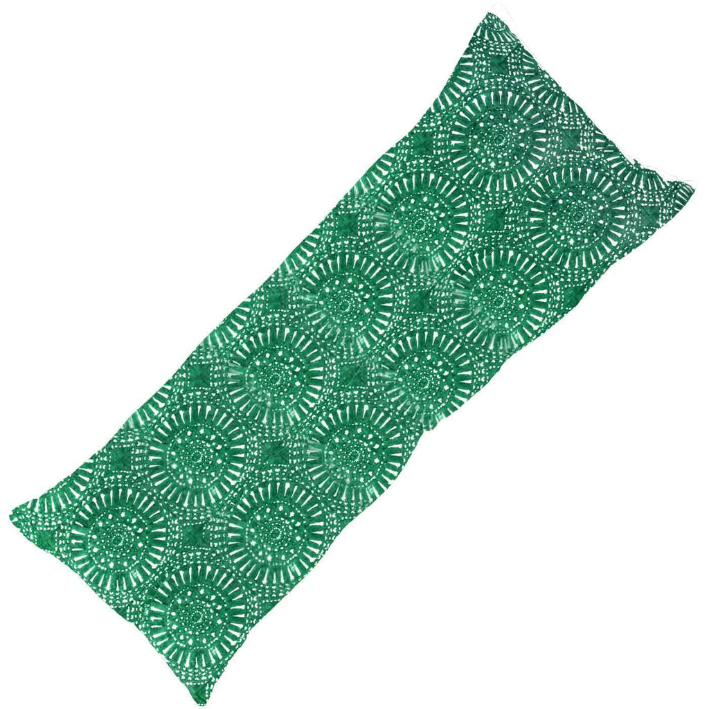 Bandhini Design House Last item sale Sphere Print Emerald Long Lumbar Cushion 35 x 90cm