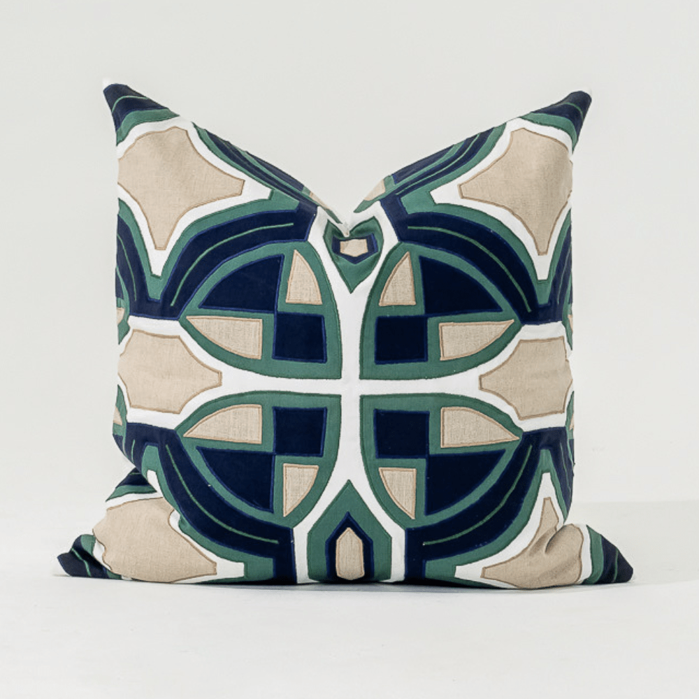 Bandhini Design House Lounge Cushion Inter Zen Emerald Lounge Cushion 55 x 55cm