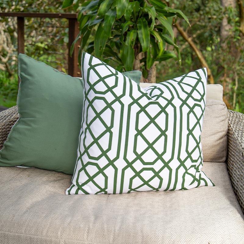 Bandhini Design House Lounge Cushion Jagger Emerald Lounge Cushion 55 x 55cm