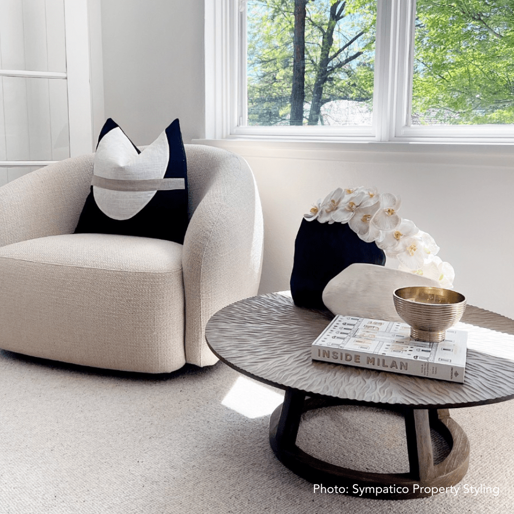 Bandhini Design House Lounge Cushion Linen Earth Equator Lounge Cushion 55 x 55cm
