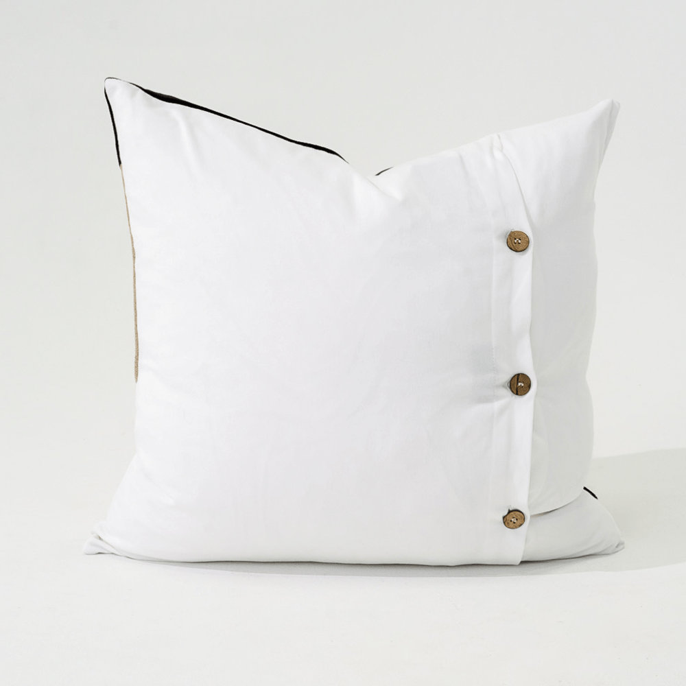 Bandhini Design House Lounge Cushion Linen Modern Stitch Lounge Cushion 55 x 55cm