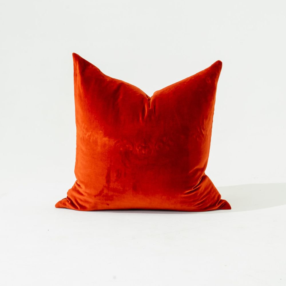 Bandhini Design House Lounge Cushion Rake Applique Velvet Forest Lounge Cushion 55 x 55cm