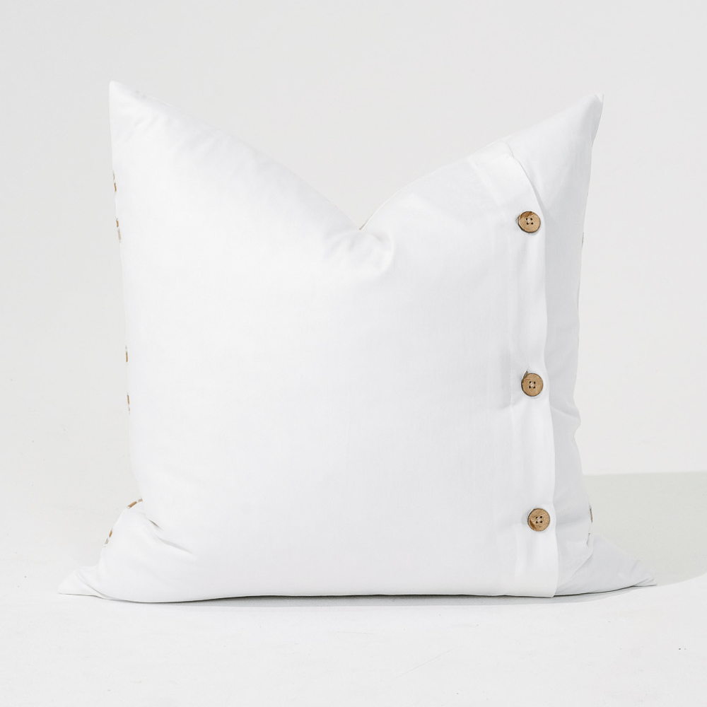 Bandhini Design House Lounge Cushion Shoowa Arrow White Lounge Cushion 55 x 55cm