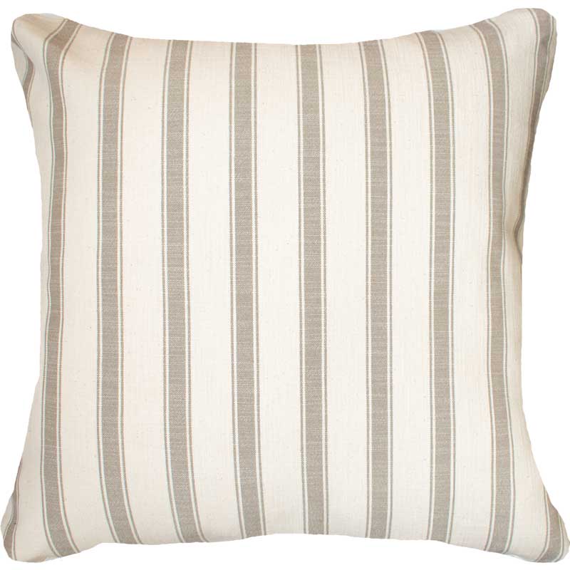 Bandhini Design House Lounge Cushion Ticking Stripe York Natural Lounge Cushion 55 x 55cm