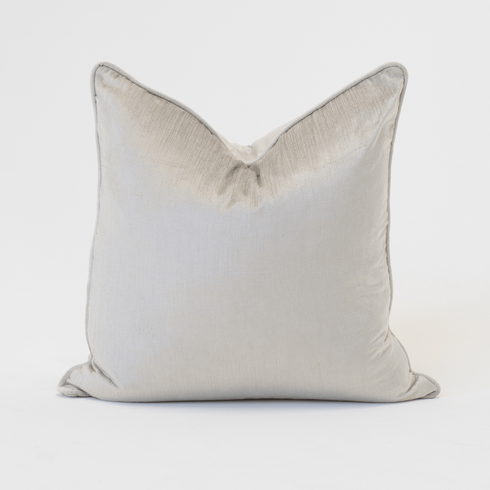 Bandhini Design House Lounge Cushion Velvet Piped Frost Lounge Cushion 55 x 55cm