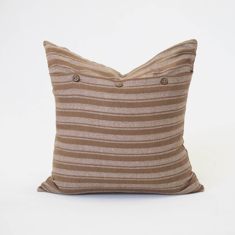 Bandhini Design House Lounge Cushion Weave Tweed Dorchester Natural Cushion
