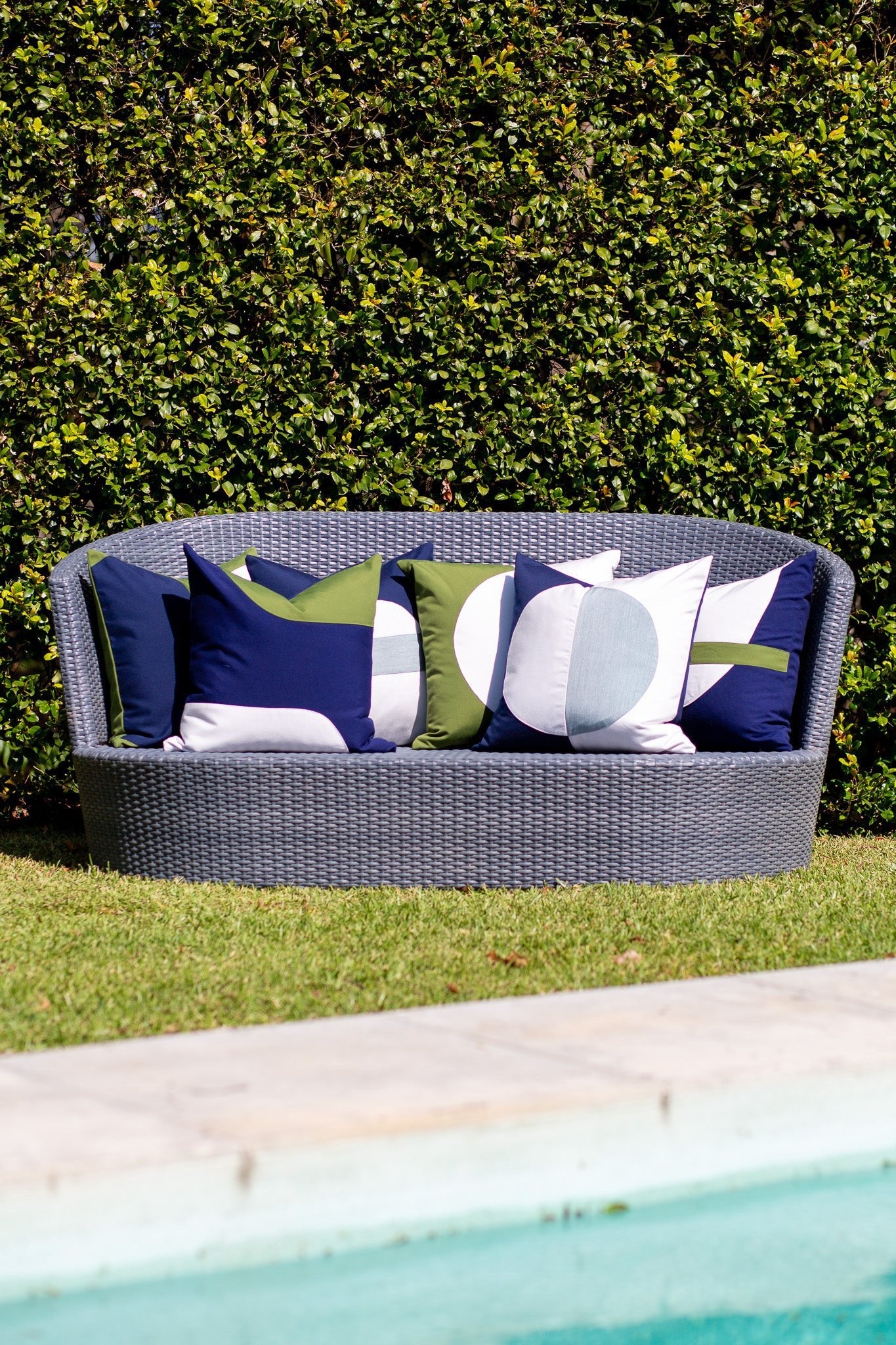 Bandhini - Design House Outdoor Cushion Outdoor Global Earth Equator Lounge Cushion 55 x 55cm
