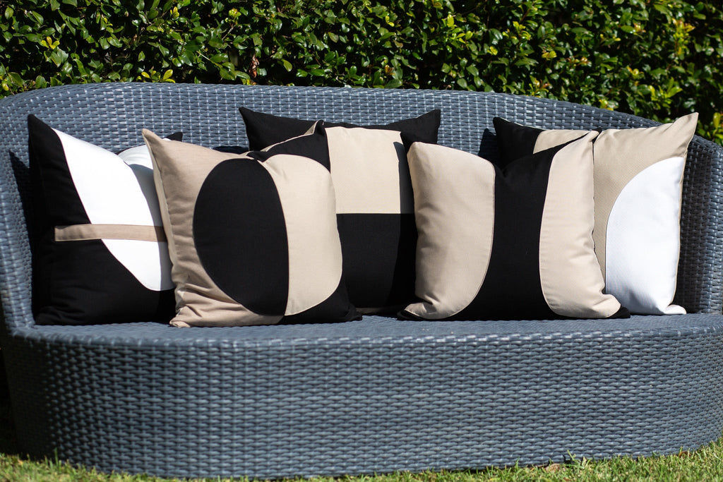 Bandhini - Design House Outdoor Cushion Outdoor Global Earth Lines Lounge Cushion 55 x 55cm