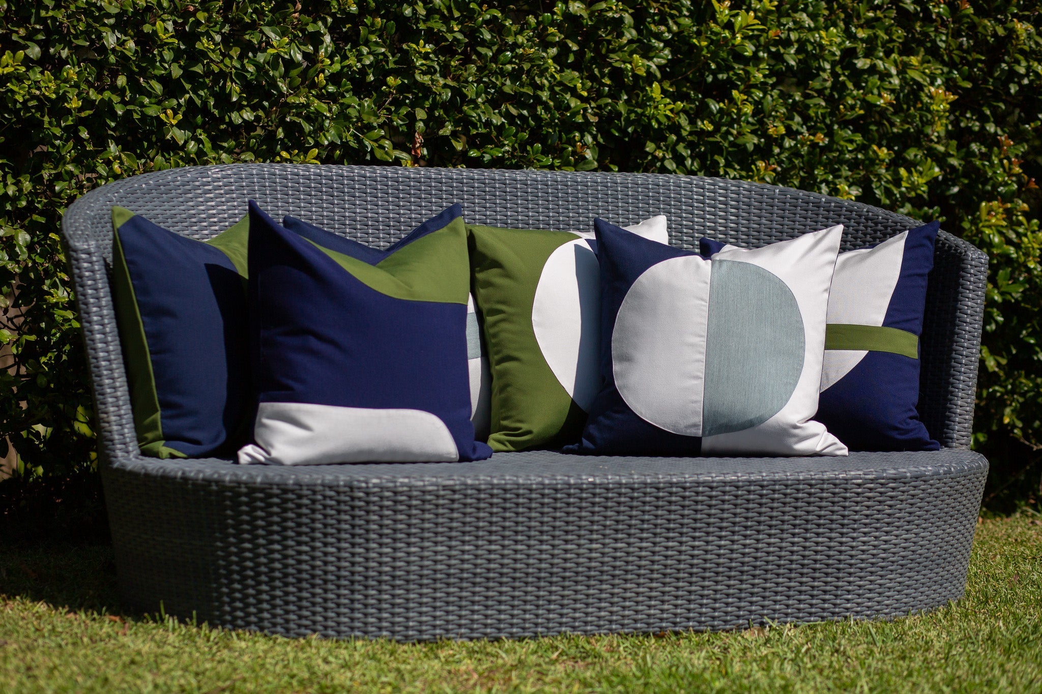 Bandhini - Design House Outdoor Cushion Outdoor Global Earth Moon Lounge Cushion 55 x 55cm