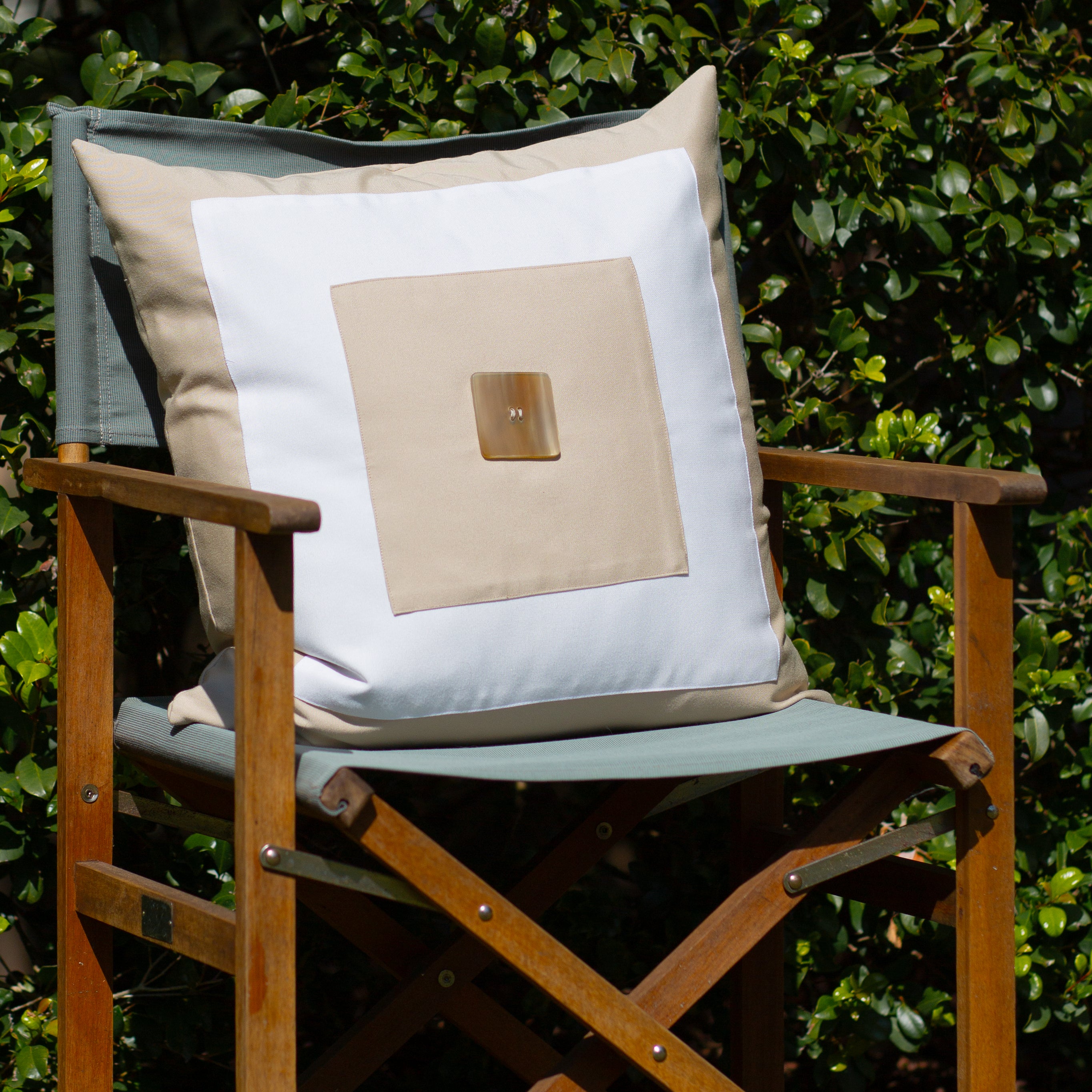 Bandhini Design House Outdoor Outdoor Nautical William Lounge Cushion 55 x 55cm