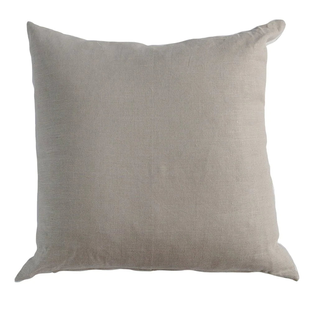 Bandhini Design House Sham Cushion Lounge 55cm x 55cm Linens Plain Natural Cushions