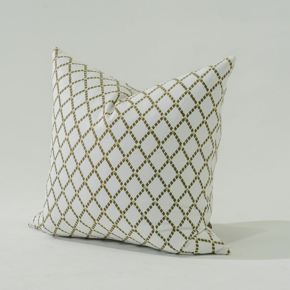 Bandhini Homewear Design Lounge Cushion Intermeshed Emerald Lounge Cushion 55 x 55cm
