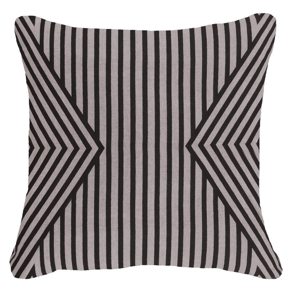 Bandhini - Design House Black / 22 x 22 Inches Parasol Lounge Cushion 55 x 55 cm