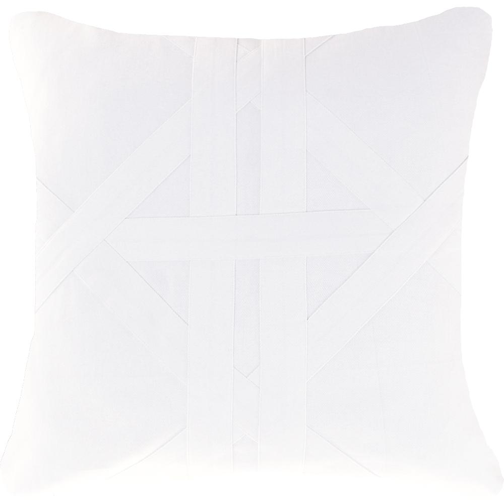 Bandhini - Design House Lounge Cushion White / 22 x 22 Inches Cross Patch Lounge Cushion 55 x 55 cm