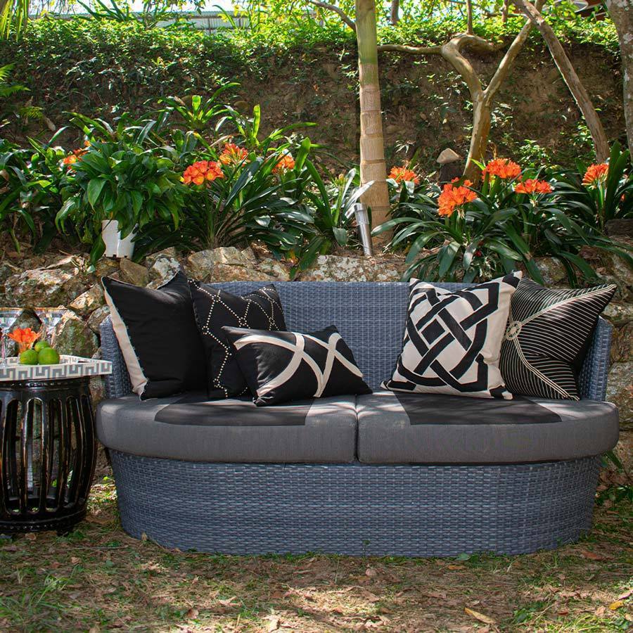 Bandhini - Design House Outdoor Compass Lounge Cushion 55 x 55 cm
