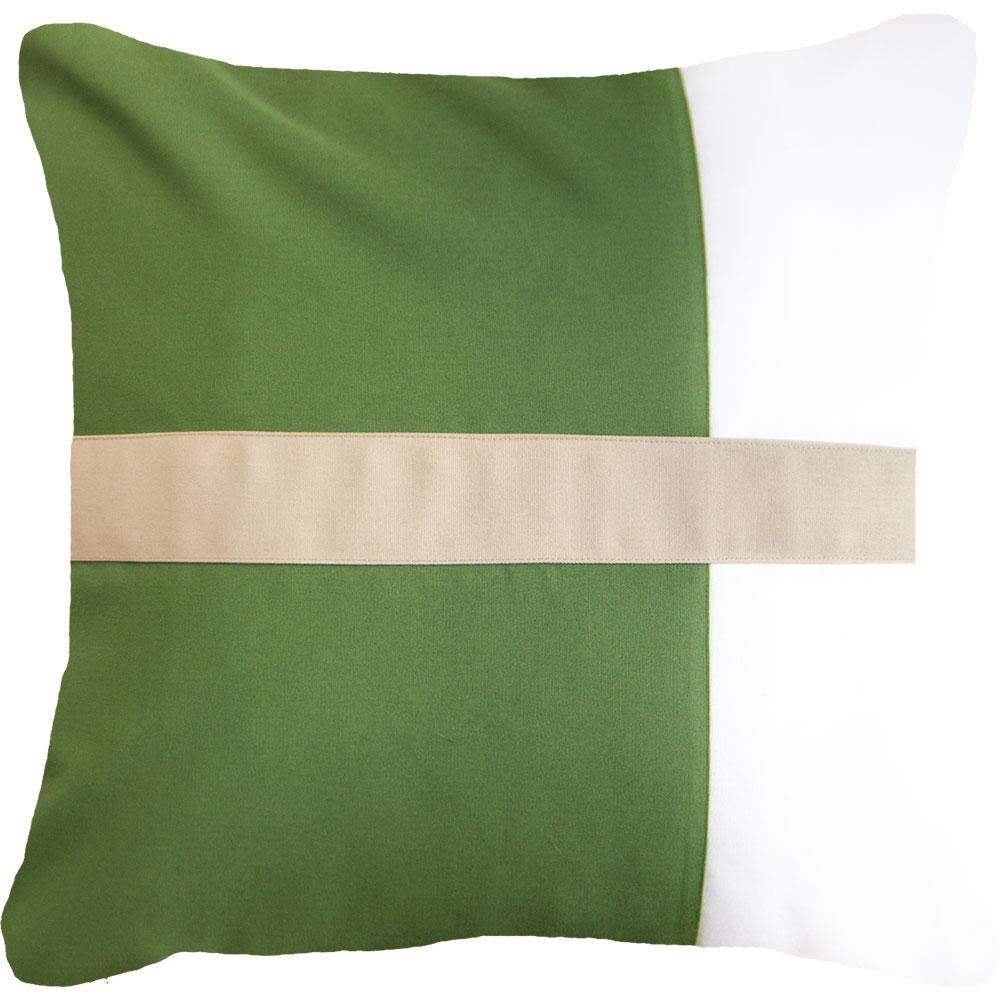 Bandhini - Design House Outdoor Cushion 22 x 22 Inches / Green Outdoor Stripe Heather Lounge Cushion 55 x 55cm