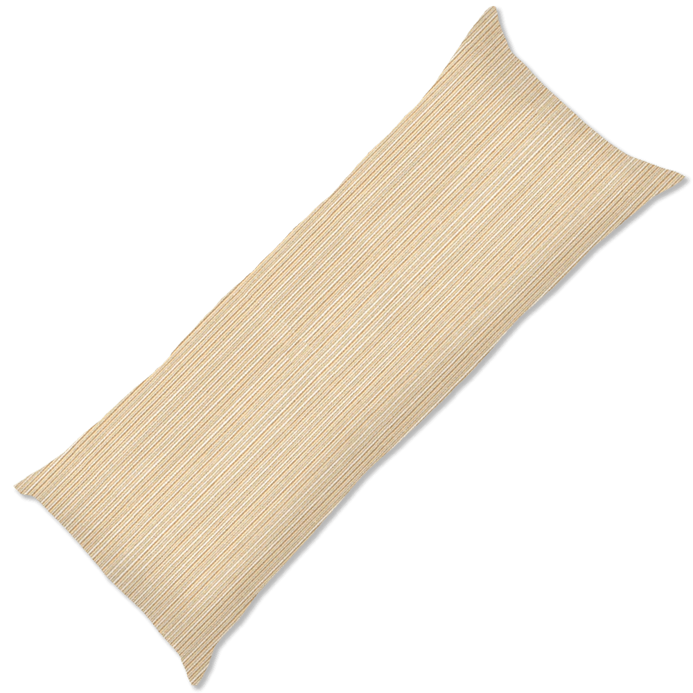 Bandhini Design House Outdoor Cushion Beige / Long Lumbar 35cm x 90cm Outdoor Nautical Stripe Cushion