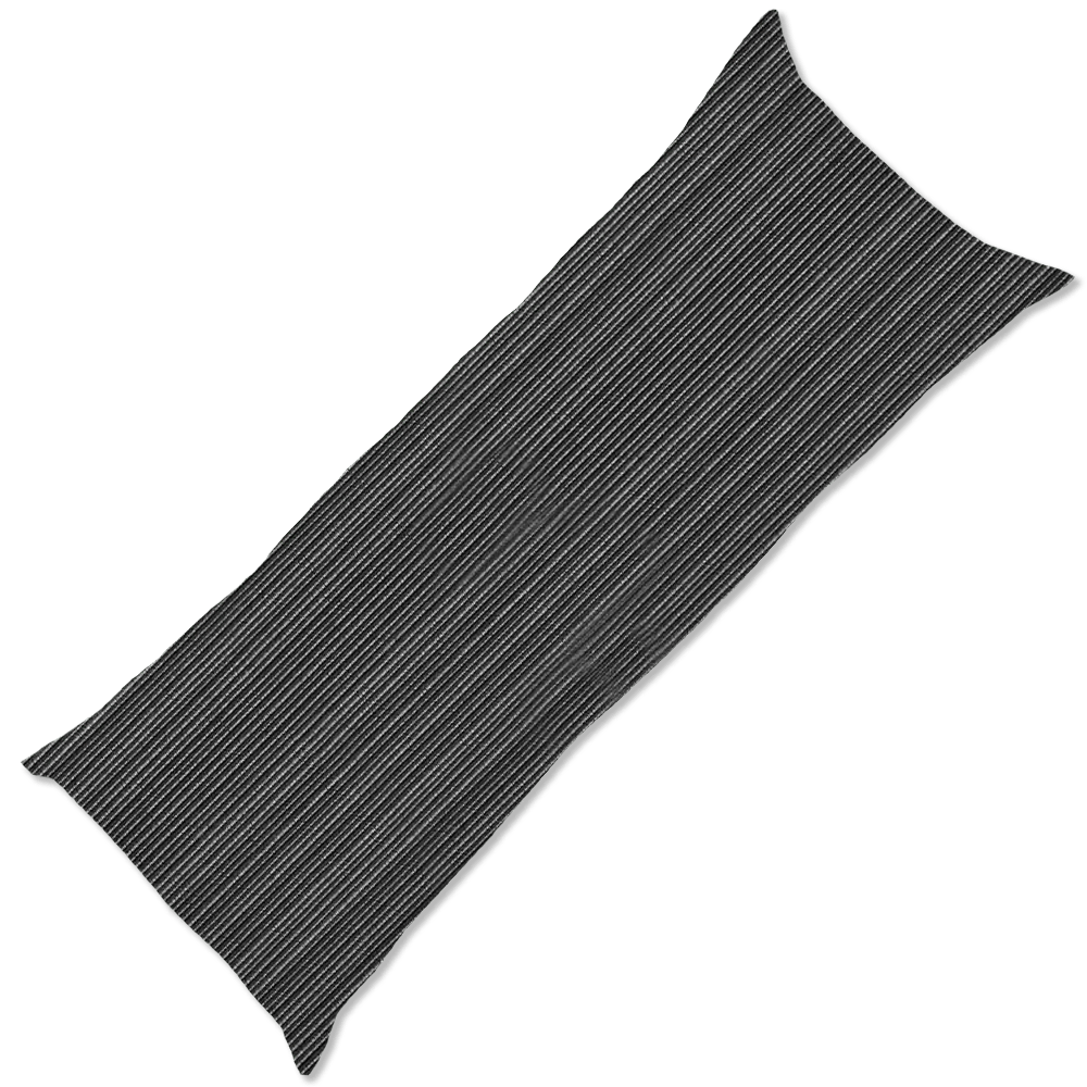 Bandhini Design House Outdoor Cushion Black / Long Lumbar 35cm x 90cm Outdoor Nautical Stripe Cushion