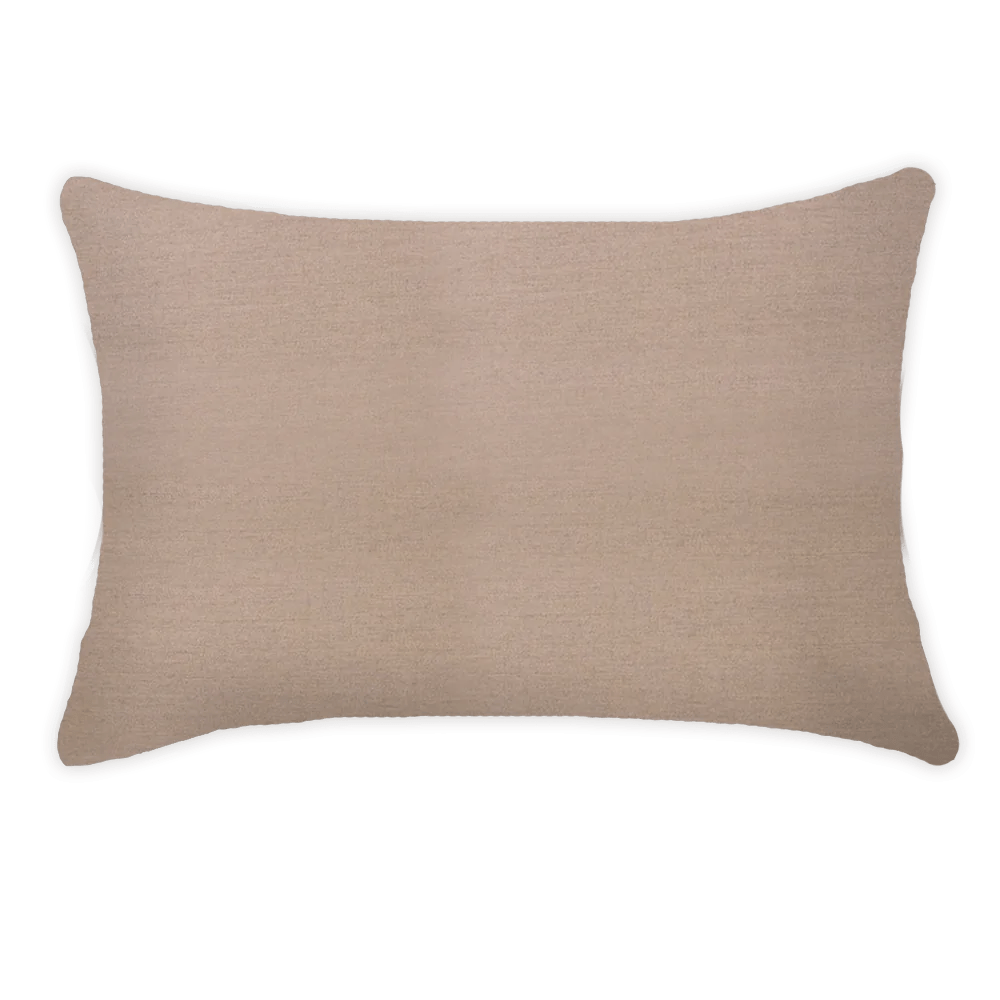 Bandhini - Design House Outdoor Cushion Heather Beige / Lumbar 35cm x 53cm Outdoor Plain Cushion