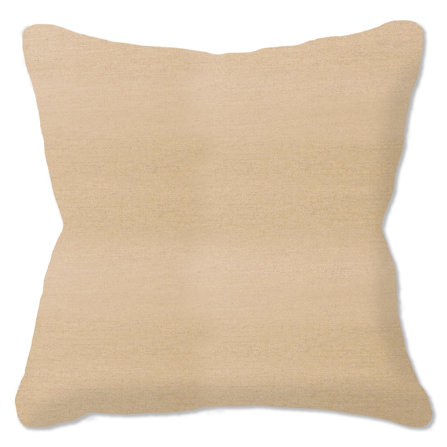 Bandhini - Design House Outdoor Cushion Natural Outdoor Plain Lounge Cushion 55 x 55 cm