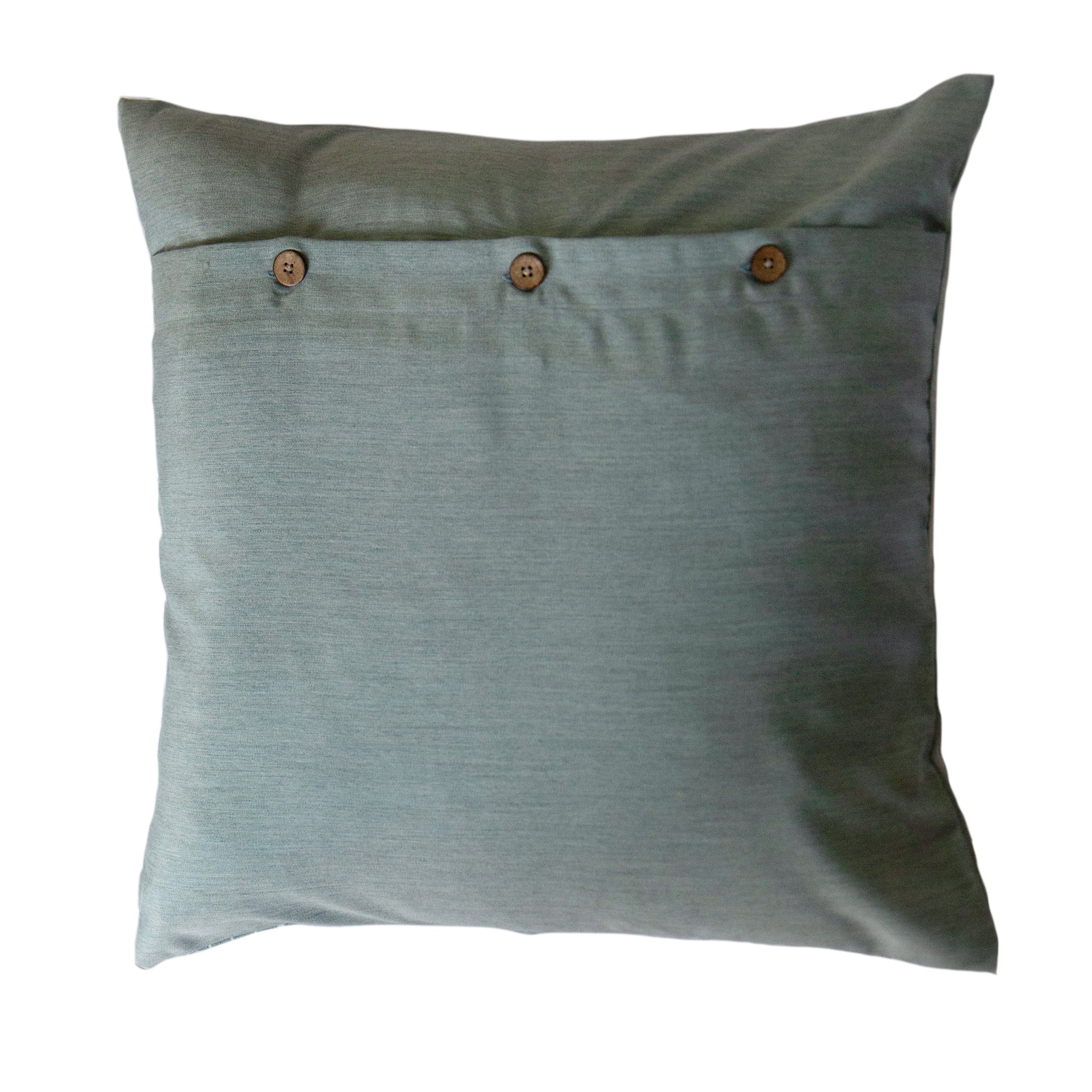 Bandhini Design House Outdoor Cushion 22 x 22 Inches / Grey Outdoor Cloud Stripe Lounge Cushion 55 x 55 cm