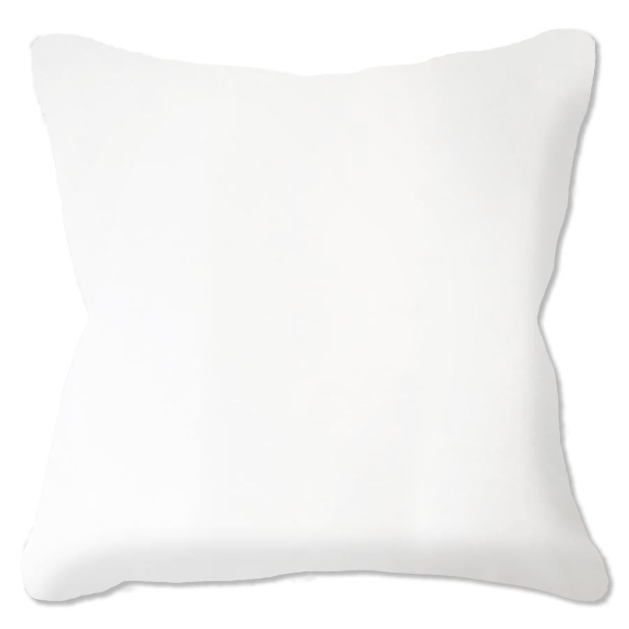 Bandhini - Design House Outdoor Cushion White Outdoor Plain Lounge Cushion 55 x 55 cm