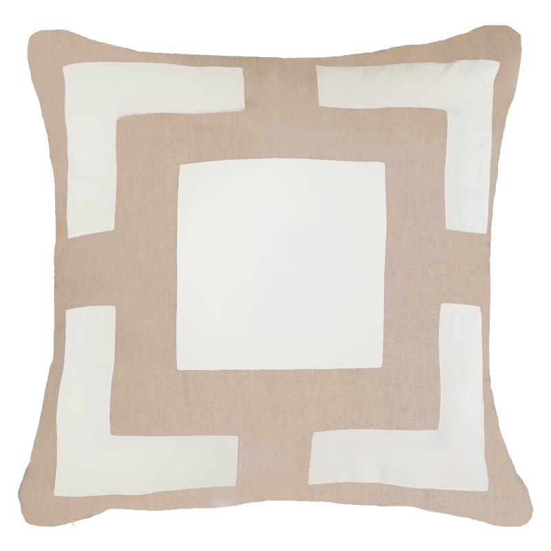 Bandhini - Design House Outdoor Natural / 22 x 22 Inches Outdoor Panel Natural Lounge Cushion 55 x 55cm