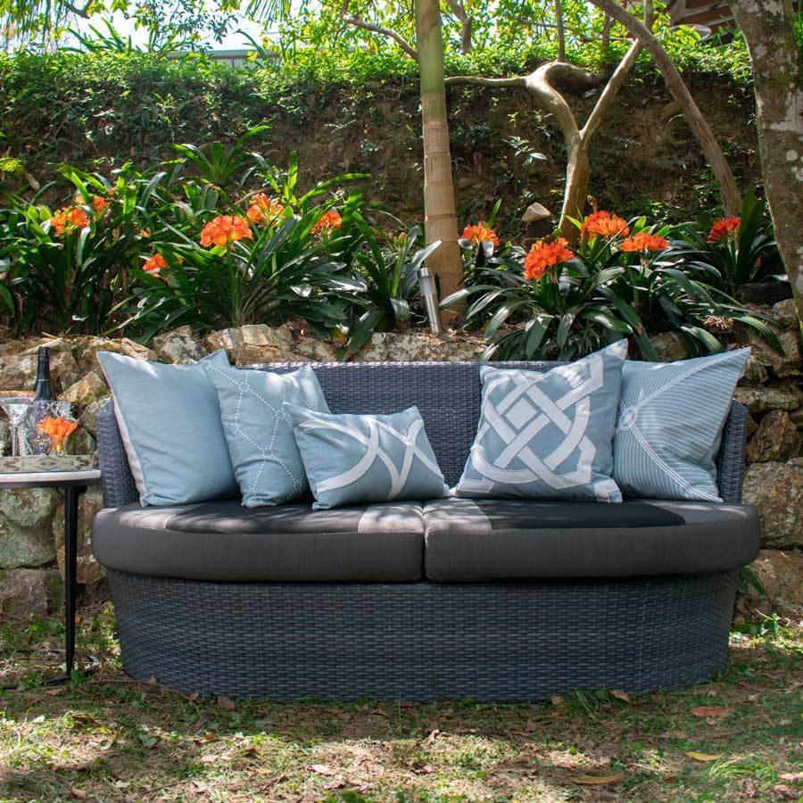 Bandhini - Design House Outdoor Reverse Lounge Cushion 55 x 55 cm