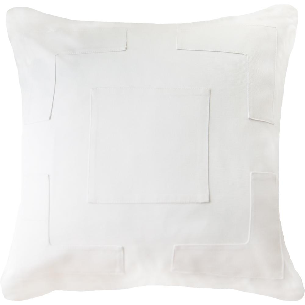 Bandhini - Design House Outdoor White / 22 x 22 Inches Outdoor Panel Natural Lounge Cushion 55 x 55cm