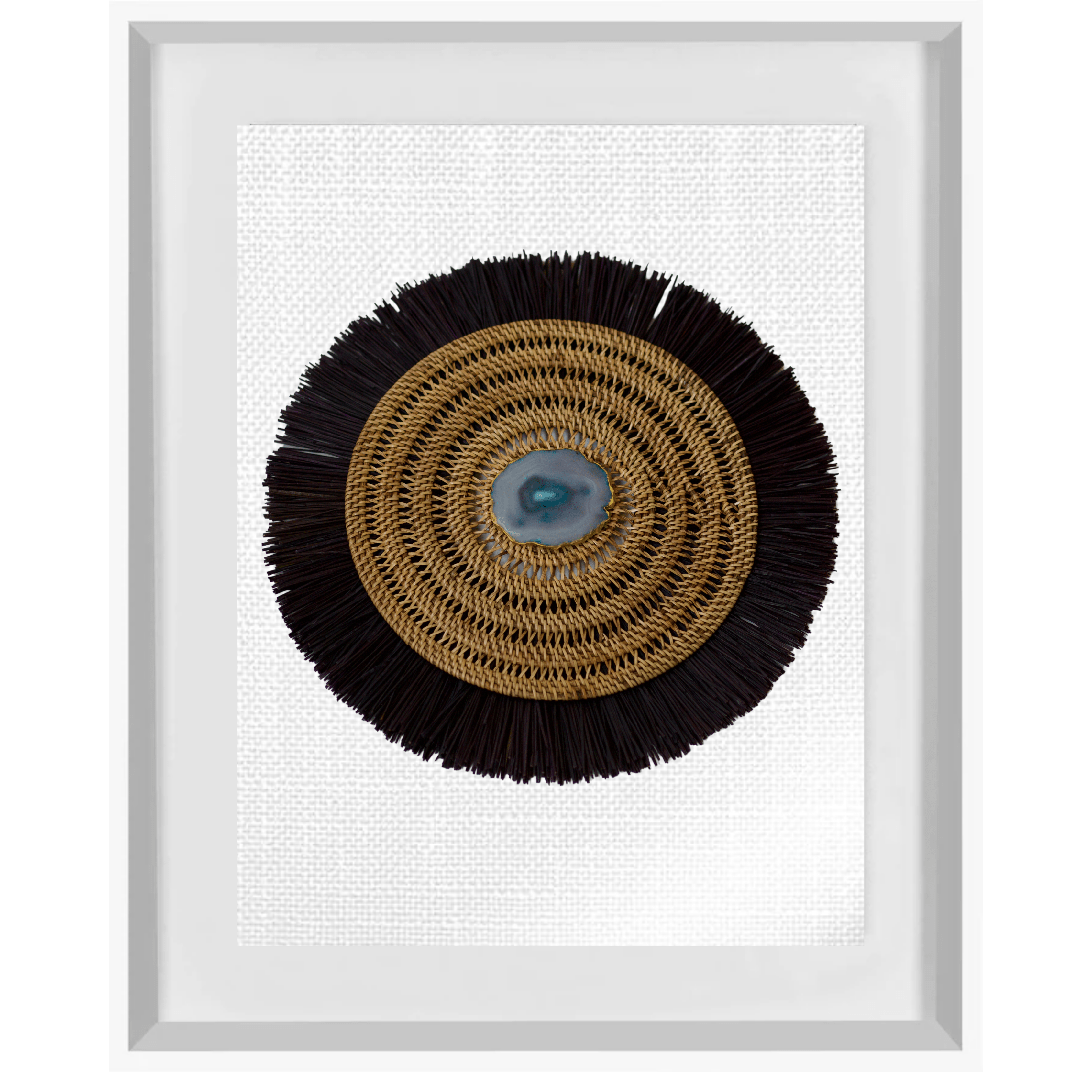Bandhini Homewear Design Artwork Blue Agate, Black Grass Ring & Placemat Artwork 67 x 85 cm